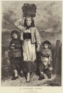 低地のラッシー 作： Thomas Faed